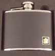 FL2-Black Leather Flask 