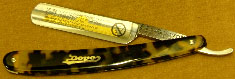 Dovo imitation tortoise shell cutthroat