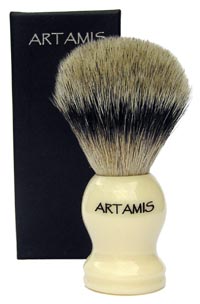 White Pure Badger Brush SHV23 